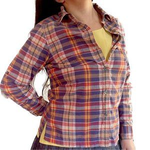 PENDLETON - Unisex plaid button up muted pasted Easter spring size Small